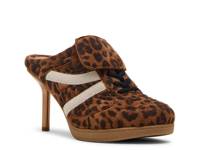 Kadin Mule Tan/Black Leopard Print Suede view
