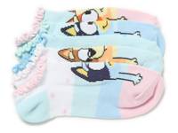 Bluey Kids' No Show Socks - 5 Pack Multicolor view