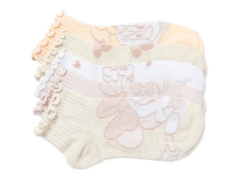 Minnie Mouse Kids' Quarter Socks - 5 Pack