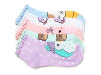 Squishmallow Kids' Quarter Socks - 5 Pack Multicolor view