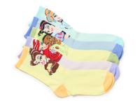 Disney Princess Kids' Crew Socks - 5 Pack Multicolor view