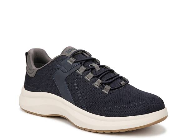 Featuring a pair of navy blue orthotic shoes from Dr. Scholl's.