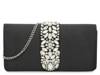 Crystal Satin Clutch Black view