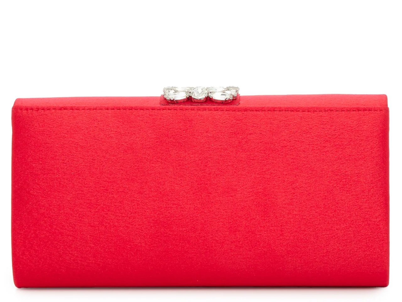 Crystal Satin Clutch
