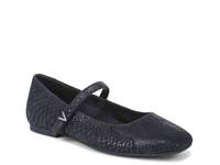 Alameda Mary Jane Flat Navy Snake Print view