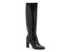Evanna Boot Black Croc Print Patent Synthetic view