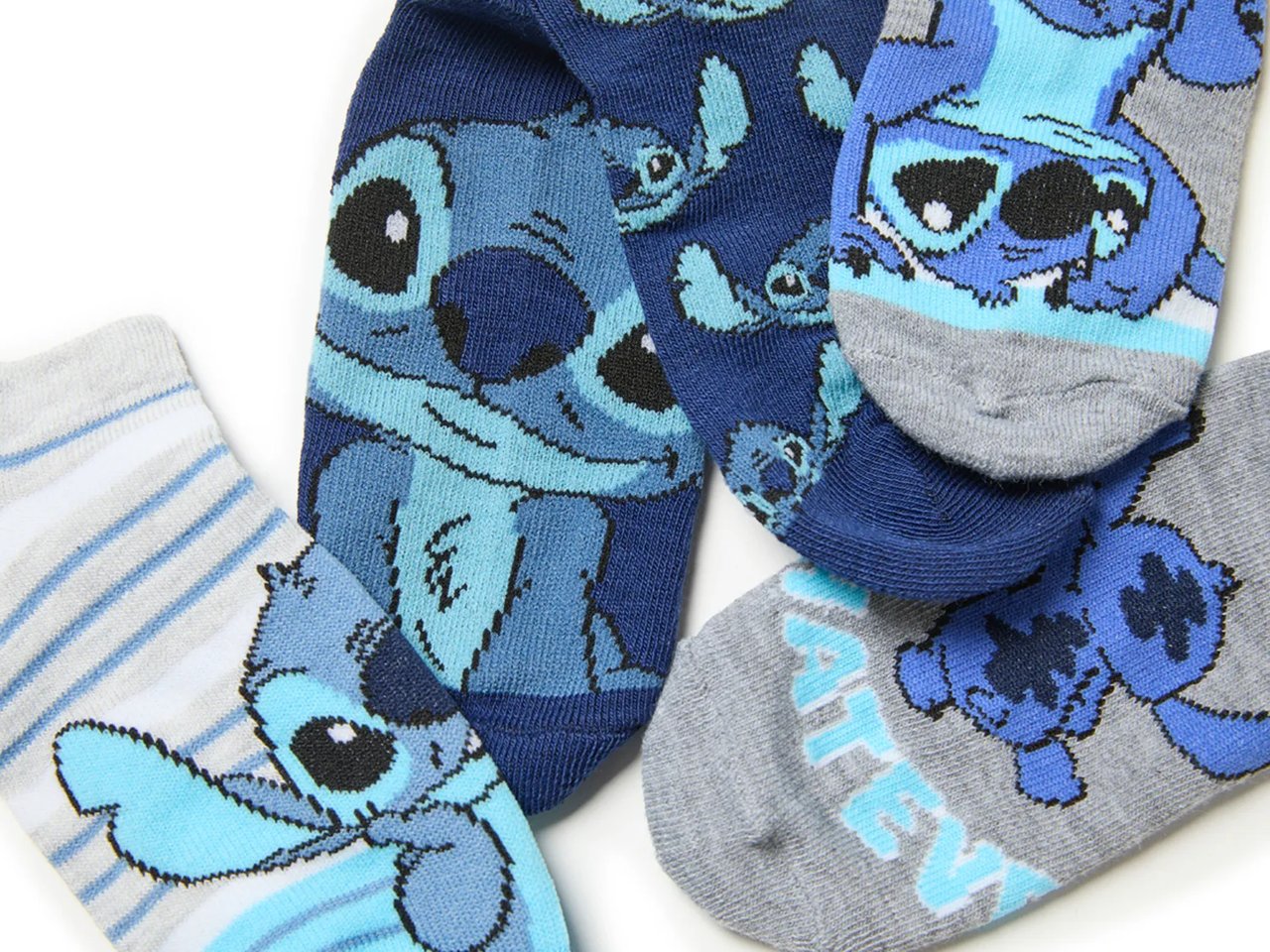Disney Stitch Kids' No Show Socks - Kids'