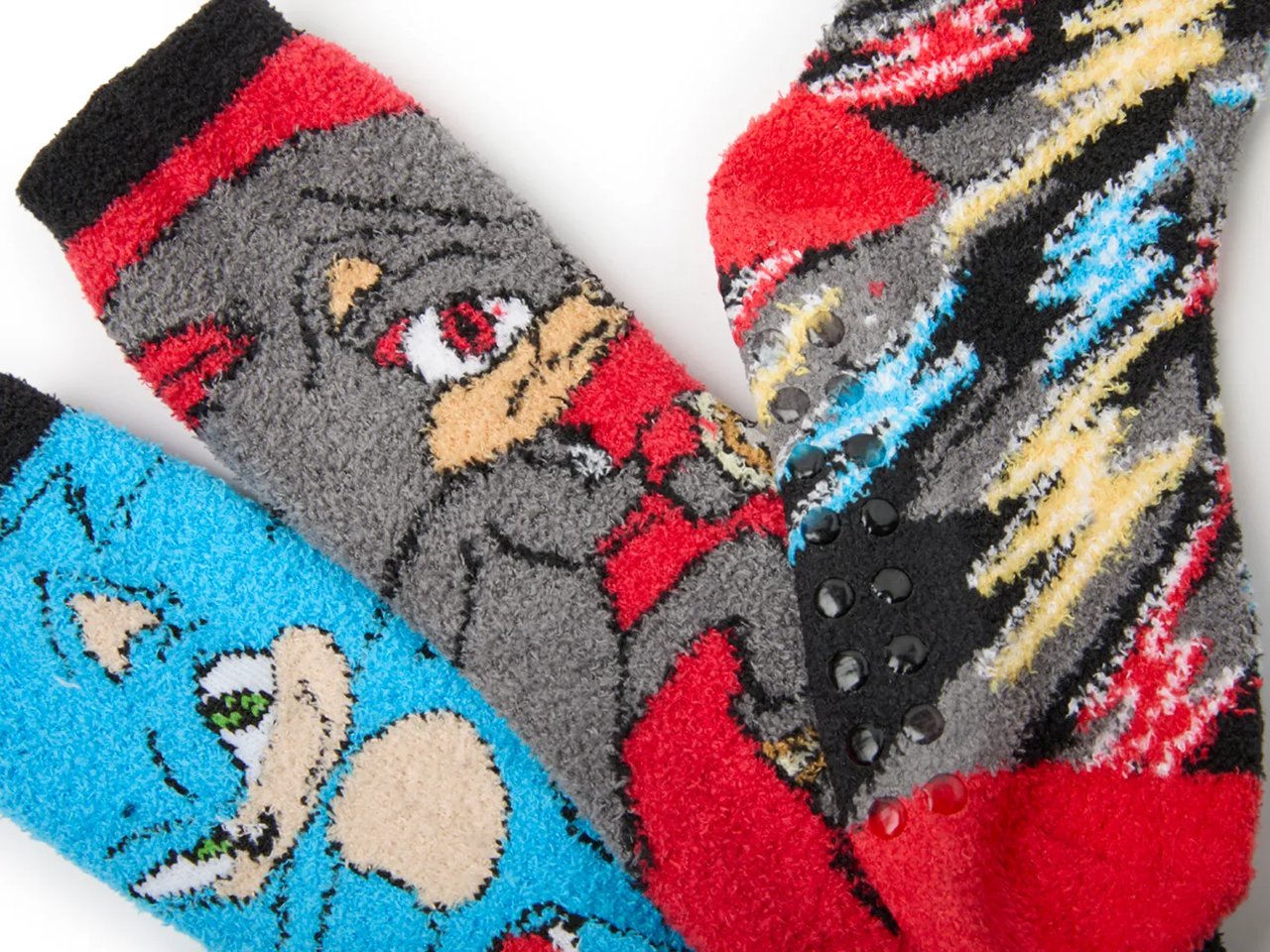 Sonic The Hedgehog Cozy Kids' Socks - 3 Pack