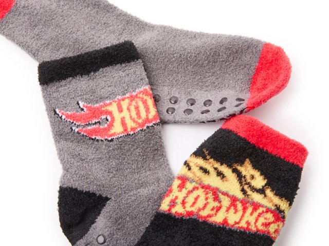 Hot Wheels Cozy Kids' Socks - 3 Pack