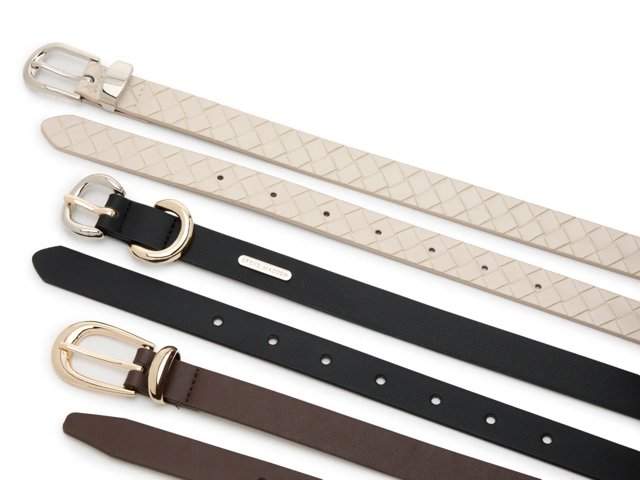 3-For-1 Neutral Women's Belts - 3 Pack
