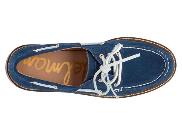Sam Edelman Stevie – Infradito Donna Con Tomaia Intrecciata, Logo Doppia E, Tacco 2.5 Cm, Blu Navy (Taglia 37 EU) - 2