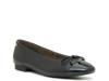 Violet Ballet Flat Black Leather view