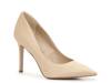 Hazel Pump Gold Metallic Satin view