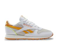 Classic Leather Sneaker - Women's White/Yellow view