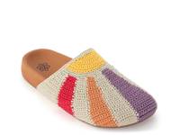 Bolinas Crochet Clog Multicolor Stripe Print view