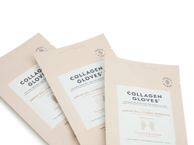 Collagen Treatment Mask Gloves Set - 3 Pack