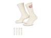 Valentine's Day Cushioned Women's Crew Socks Off White view