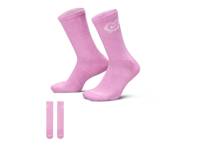 Valentine's Day Cushioned Women's Crew Socks Bright Pink view