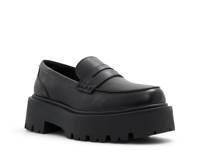 Cadaycia Platform Penny Loafer Black view