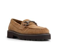 Danrose Platform Loafer Brown Suede view