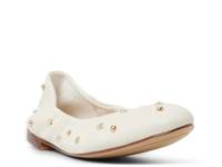 Lottie Ballet Flat Bone White view