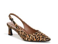 Tansy Pump Black/Brown Leopard Print Fabric view