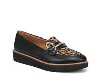 Elin Loafer Black/Leopard Print view