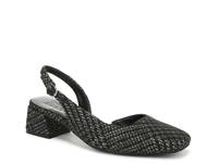 Jayla Pump Dark Green Tweed Fabric view