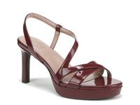 Abby Platform Sandal Red view