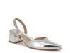 Mila Pump Silver Leather view