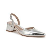 Mila Pump Silver Leather view