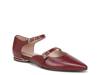 Harmony Flat Cranberry Leather view