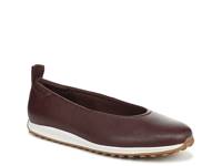 Carla Sport Ballet Flat Wine Red Leather view