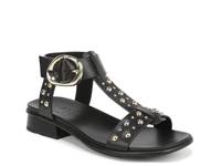 Brandy Stud Sandal Black Leather view