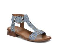 Brandy Stud Sandal Blue Denim view
