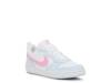 Court Borough Low Sneaker - Kids' White/Pink view