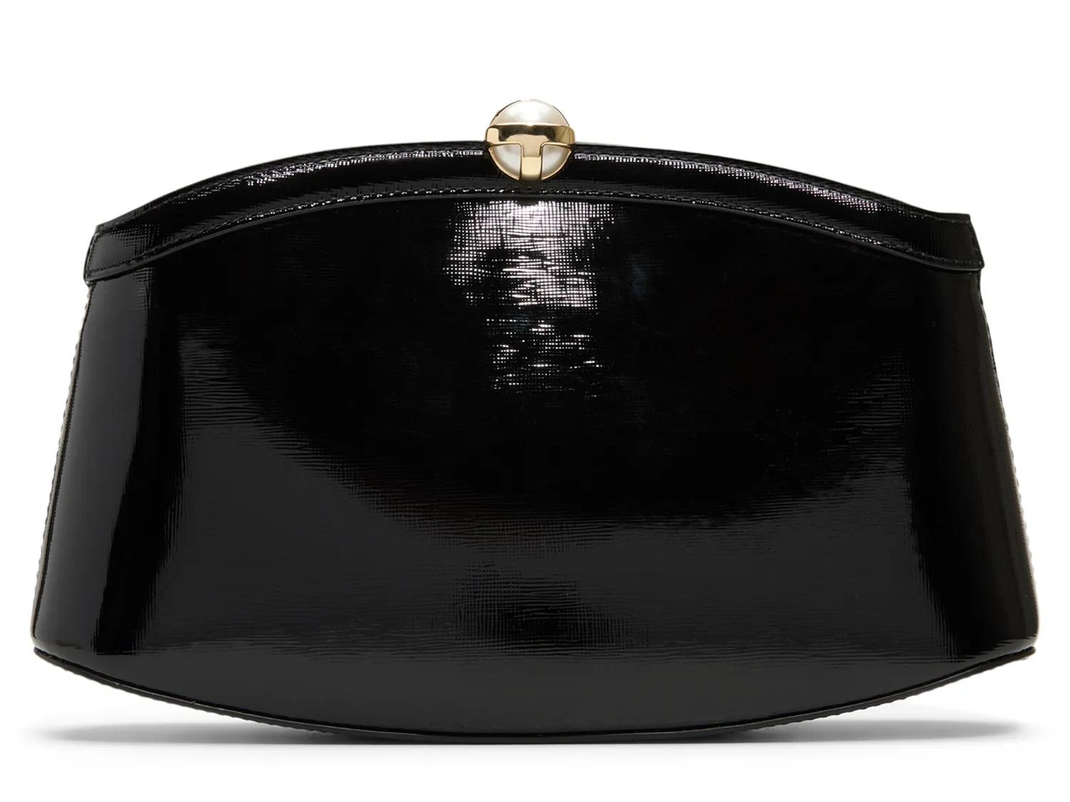 Ted Baker Aster Leather Clutch | Women's | Black | Size Not Applicable | Handbags | Clutch