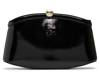 Aster Leather Clutch Black view