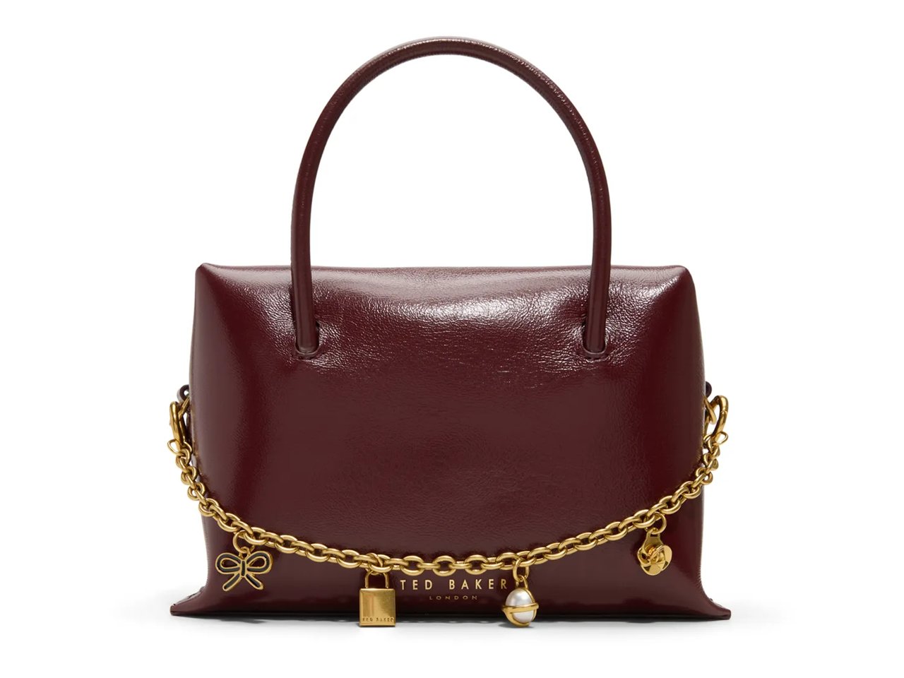 Vera Charm Leather Satchel