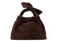 Emily Bucket Bag Dark Brown Suede view