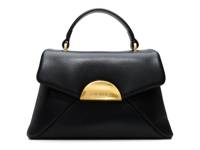 Poppy Moon Leather Satchel Black view