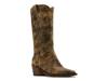 Albany Western Boot Brown Distressed Leather view