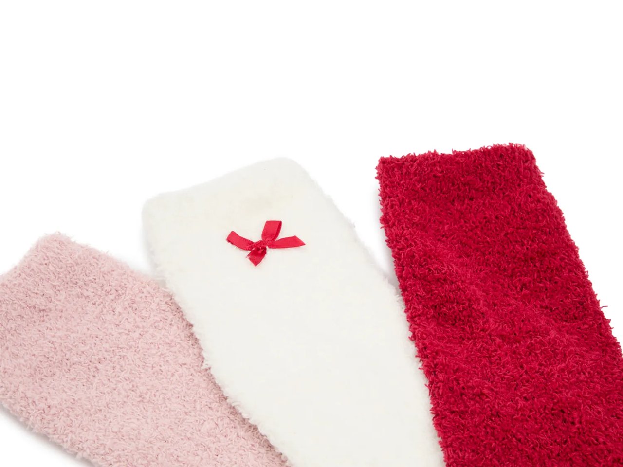 Cozy Lounge Bow Women's Crew Socks - 3pk