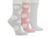 Cozy Lounge Floral Women's Crew Socks - 3pk Multicolor view