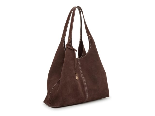 Sam Edelman Signature Collection Charlie Suede Hobo Bag - Free