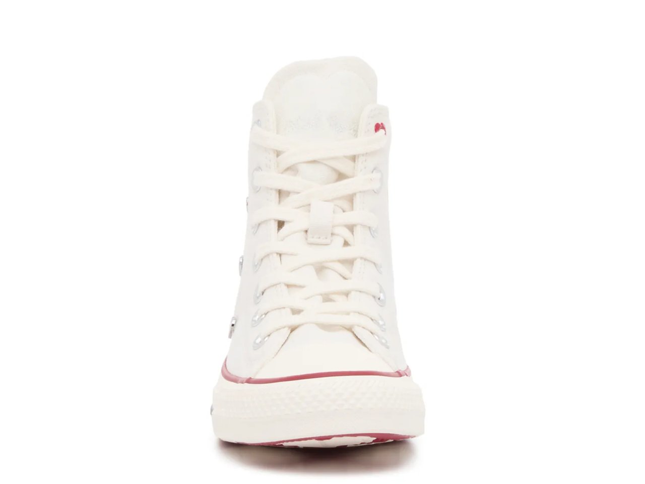 Chuck Taylor All Star White Hearts High-Top Sneaker - Women's