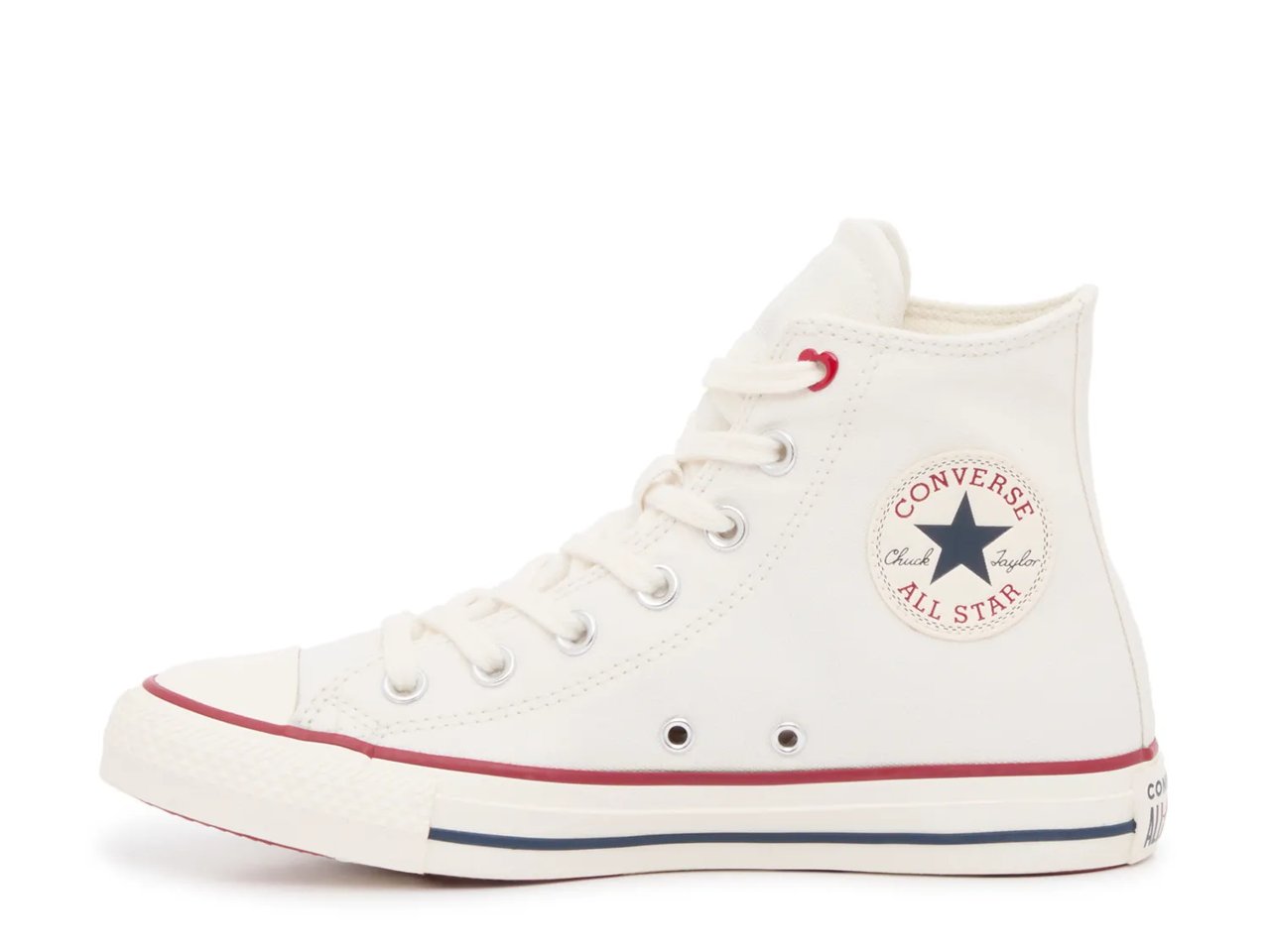 Chuck Taylor All Star White Hearts High-Top Sneaker - Women's