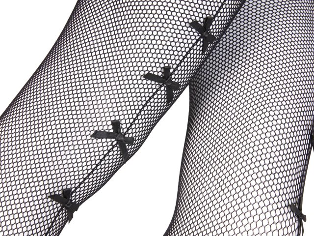 Bow Fishnet Women's Tights