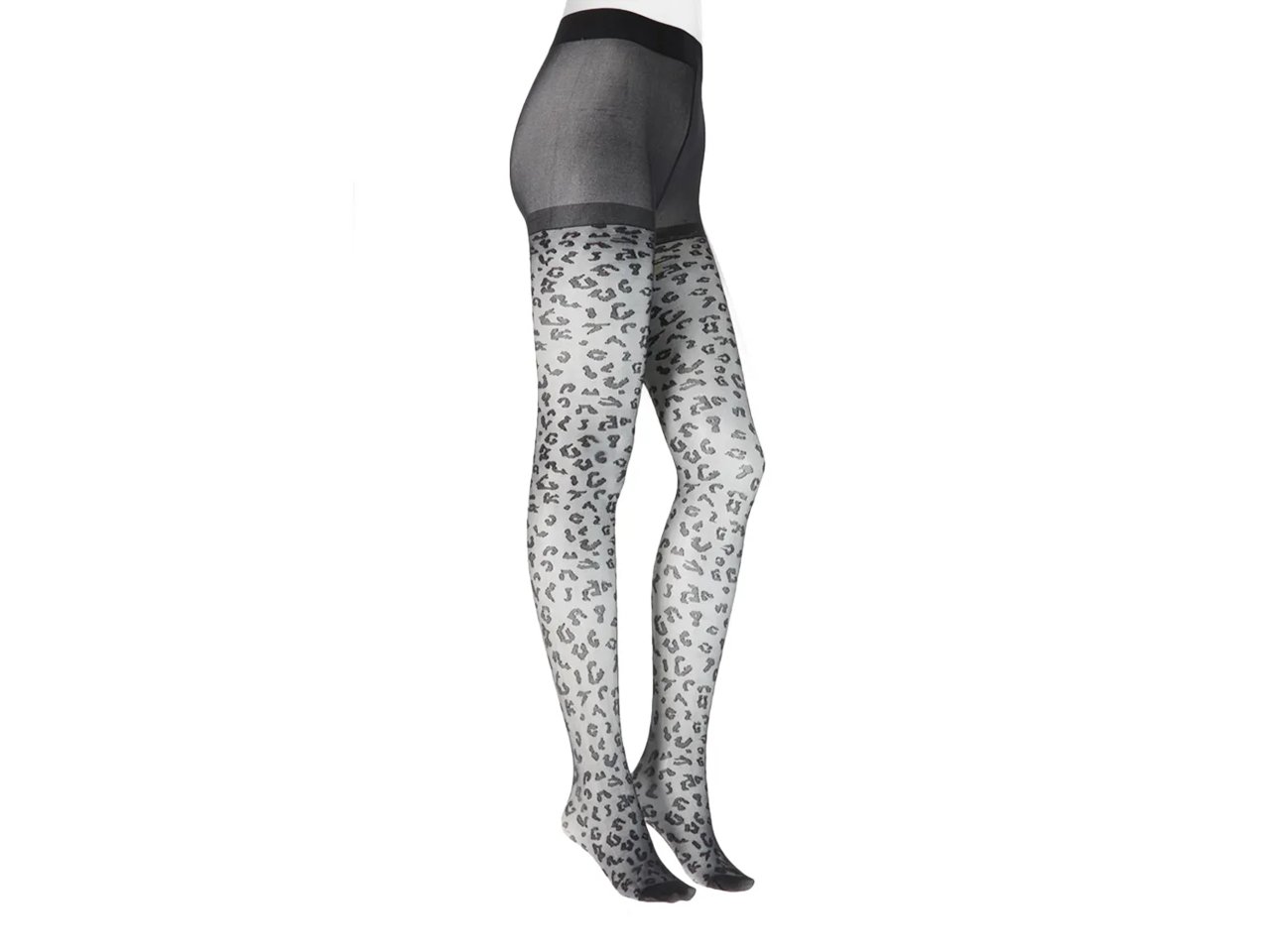 Sheer Leopard Tights
