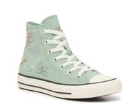 Chuck Taylor All Star Embroidered High-Top Sneaker Thyme Green view
